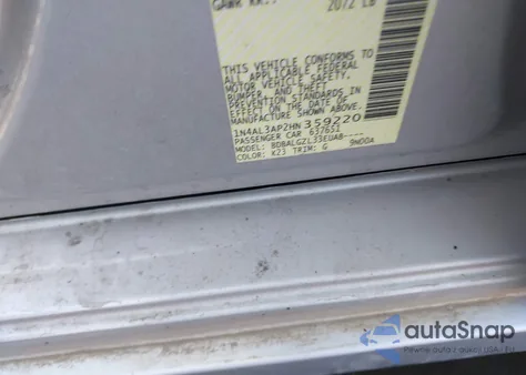 2017 Nissan Altima 2.5 S из США, поврежденный, VIN 1N4AL3AP2HN359220